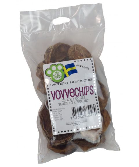 My Treats - Tørket Vovve chips fra Sverige (Pose a`100 gr.)