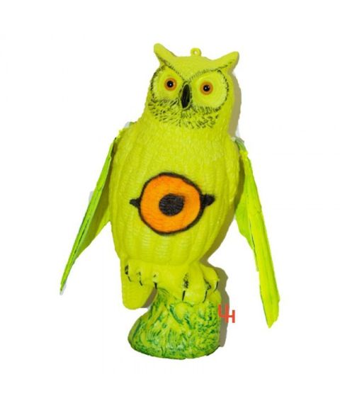 Fluoriserende Skremmeugle m/lett bevegelige vinger 